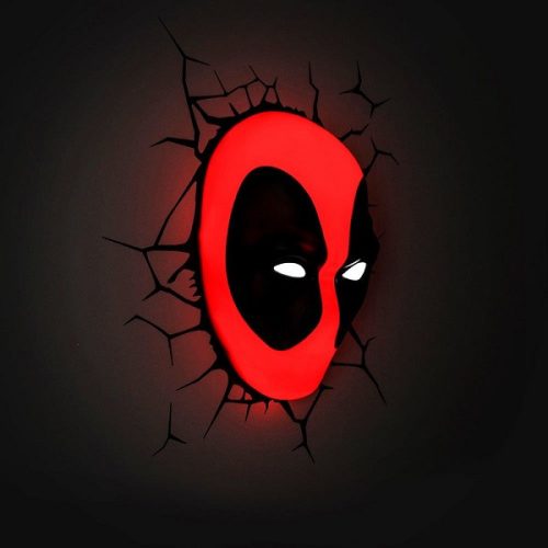 Deadpool 3D hlava atmosférické osvetlenie