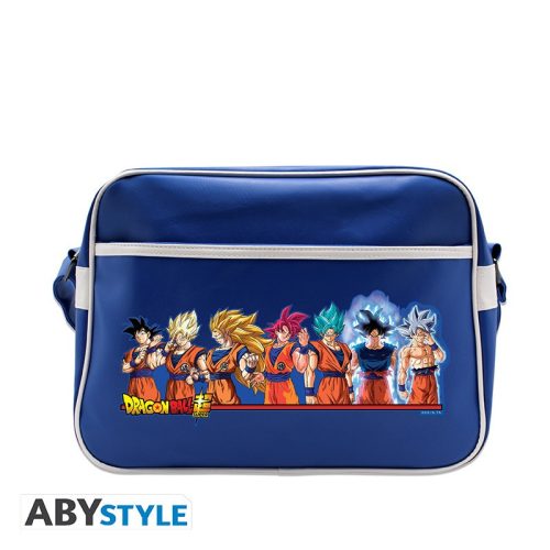 Dragon Ball - Goku transformations modrá taška cez rameno