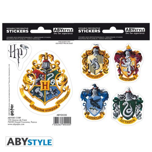Súprava nálepiek Harry Potter - Erby