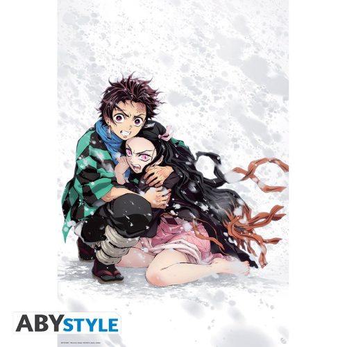 Plagát Demon Slayer - Tanjiro & Nezuko Snow (91,5x61cm)