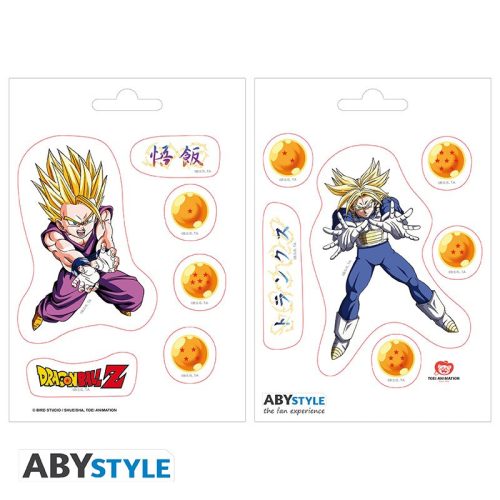 Súprava nálepiek Dragon Ball - Gohan a Trunks