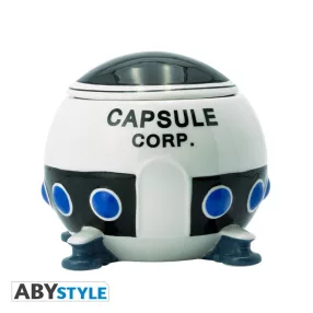 Dragon Ball Capsule Corp vesmírna loď 3D hrnček
