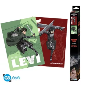 Súprava 2 plagátov Attack on Titan
