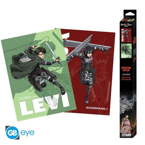 Súprava 2 plagátov Attack on Titan