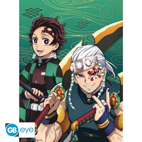 Plagát Demon Slayer - Tanjiro & Tengen (52x38)