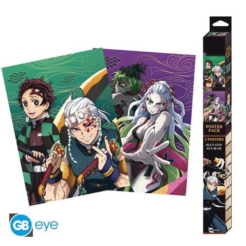 Súprava 2 plagátov Demon Slayer - Entertainment District