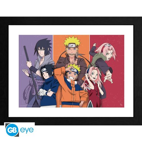 Zarámovaný plagát Naruto - Dospelí a deti