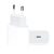 25W USB-C Rýchla Nabíjačka Adaptér – Biela