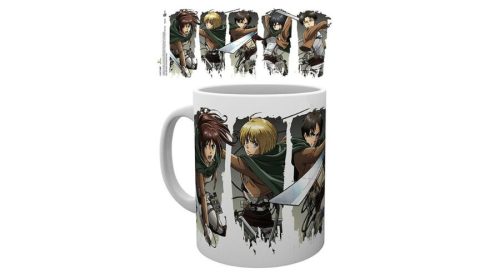 Attack On Titan – Postavy hrnček