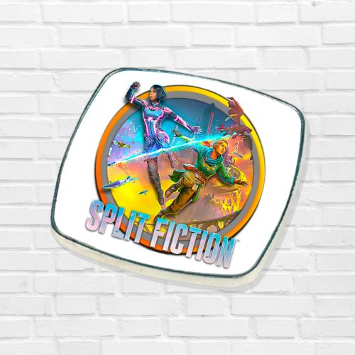 Split Fiction kovový magnet
