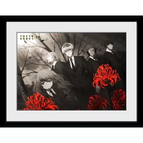 Zarámovaný plagát Tokyo Ghoul: Re - Red Flowers