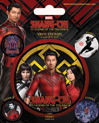 Súprava nálepiek Shang-Chi a legenda o desiatich prsteňoch