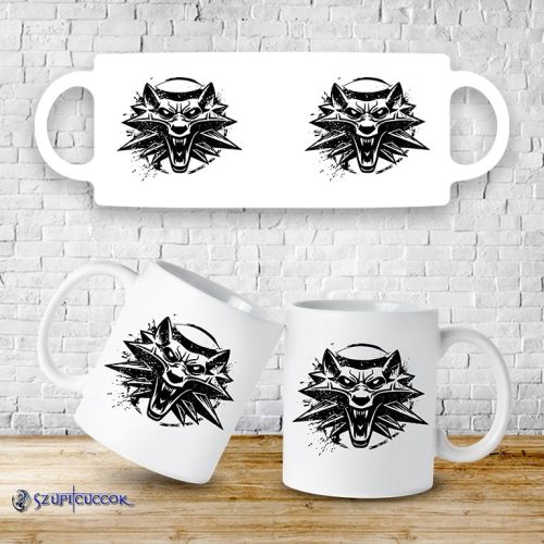 The Witcher Vlčia hlava hrnček