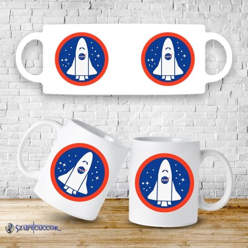 Nasa minimalistické logo hrnček