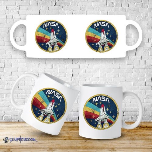 Nasa retro logo hrnček