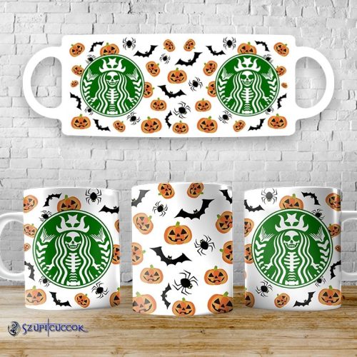 Halloween Starbucks hrnček