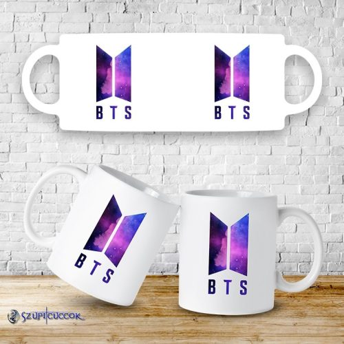 BTS Galaxy logo hrnček