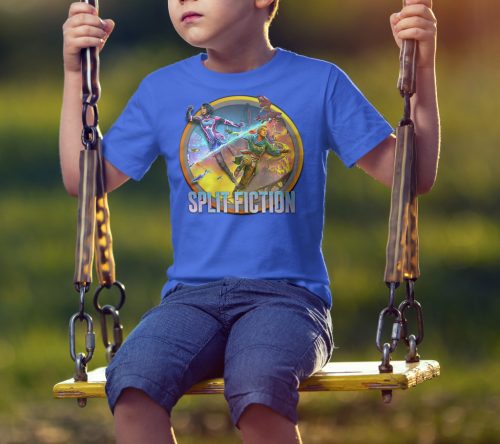 Split Fiction okrúhle logo, detské tričko