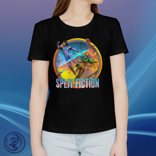 Split Fiction okrúhle logo, dámske tričko