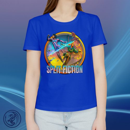 Split Fiction okrúhle logo, dámske tričko