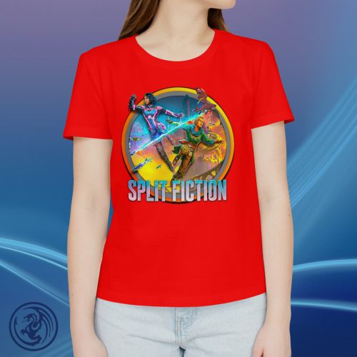 Split Fiction okrúhle logo, dámske tričko