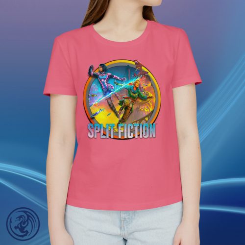 Split Fiction okrúhle logo, dámske tričko