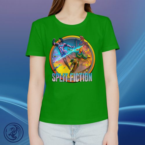 Split Fiction okrúhle logo, dámske tričko