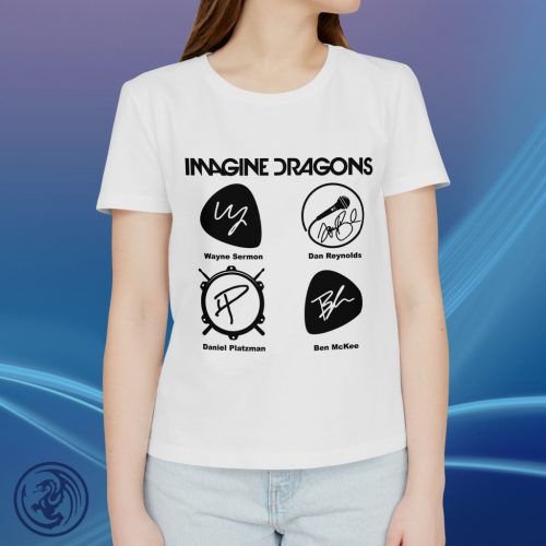 Imagine Dragons - Autogram, dámske tričko