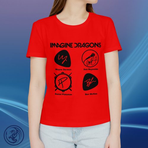 Imagine Dragons - Autogram, dámske tričko