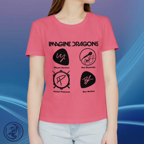 Imagine Dragons - Autogram, dámske tričko