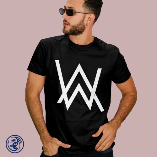Alan Walker logo, pánske tričko