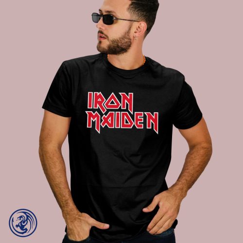 Iron Maiden - logo, pánske tričko