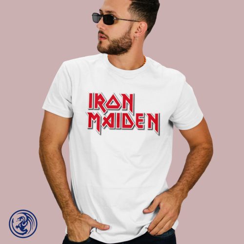 Iron Maiden - logo, pánske tričko