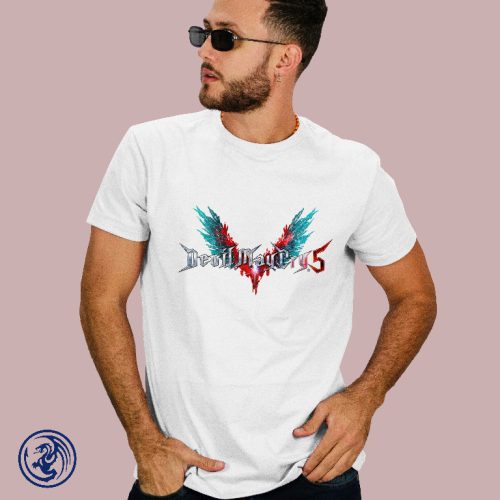 Devil May Cry 5 logo, pánske tričko