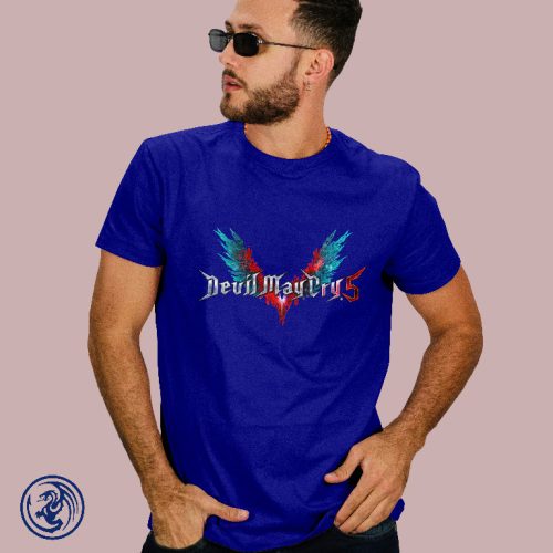 Devil May Cry 5 logo, pánske tričko