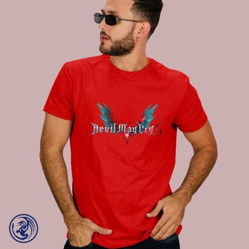 Devil May Cry 5 logo, pánske tričko