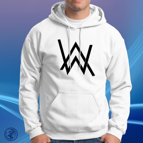 Alan Walker logo, unisex mikina s kapucňou