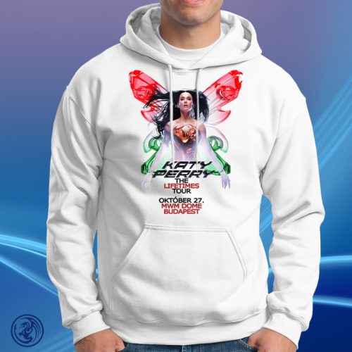 Katy Perry - The Lifetimes Tour 2025 – Budapest, unisex mikina s kapucňou