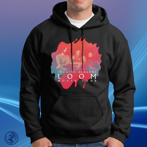 Imagine Dragons - Loom World Tour, unisex mikina s kapucňou