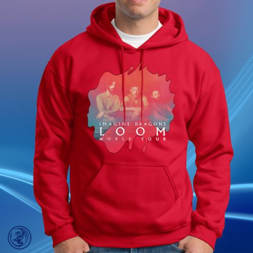 Imagine Dragons - Loom World Tour, unisex mikina s kapucňou