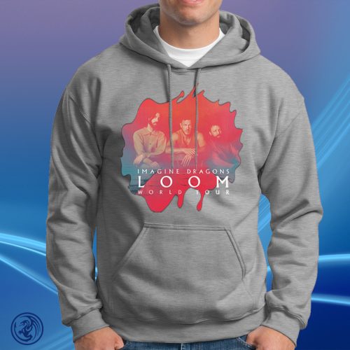Imagine Dragons - Loom World Tour, unisex mikina s kapucňou