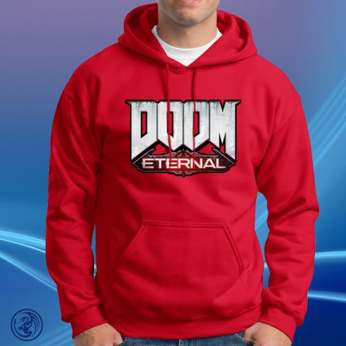 Doom - Eternal, unisex mikina s kapucňou