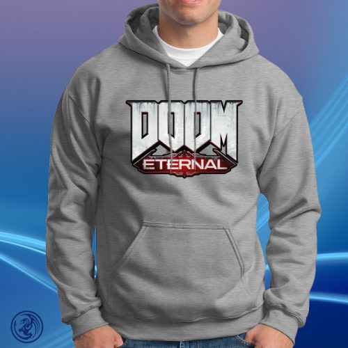 Doom - Eternal, unisex mikina s kapucňou