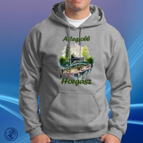 Rybolov - Najlepší rybár, unisex mikina s kapucňou