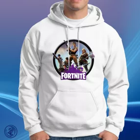 Fortnite, unisex mikina s kapucňou