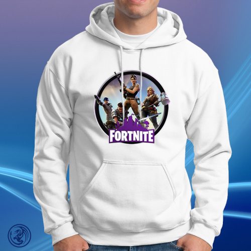 Fortnite, unisex mikina s kapucňou