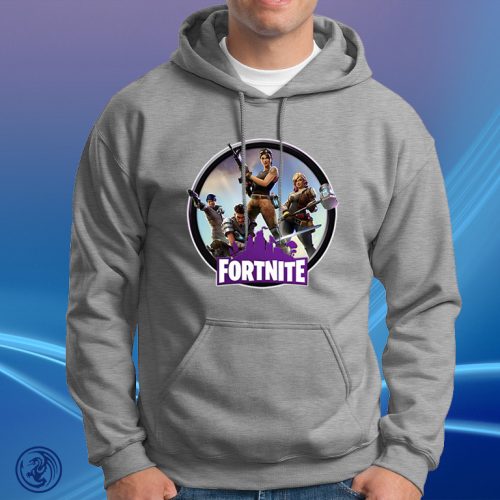 Fortnite, unisex mikina s kapucňou