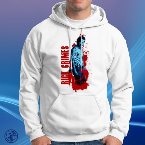 The Walking Dead - Rick, unisex mikina s kapucňou