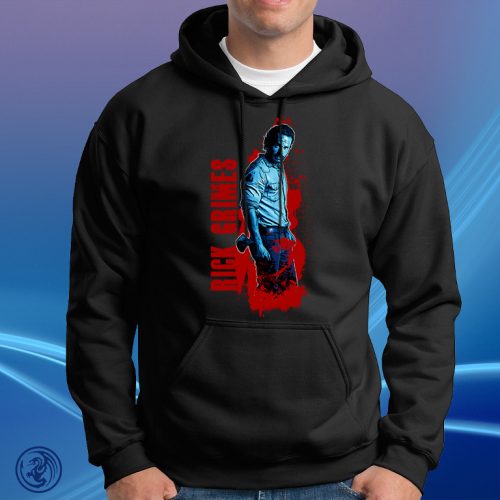 The Walking Dead - Rick, unisex mikina s kapucňou