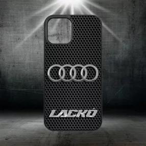 S vlastným menom – Logo Audi - iPhone obal 